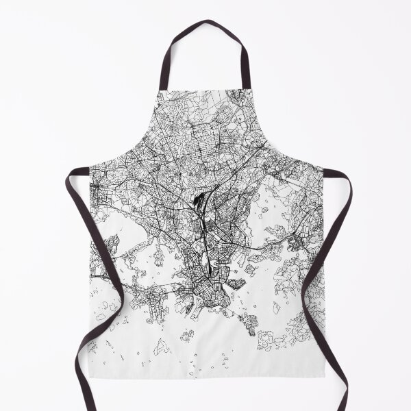 Item preview, Helsinki White Map designed and sold by multiplicitymap.