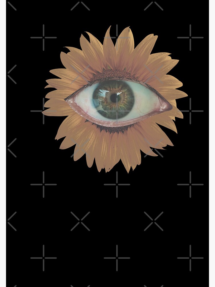 Weirdcore Dreamcore Sunflower Eye  Sticker for Sale by ghost888