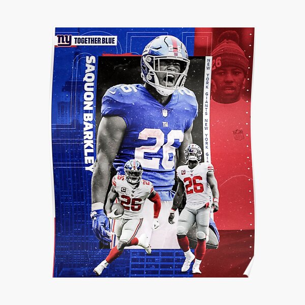 Saquon Barkley New York Giants 22'' x 34'' Player Poster