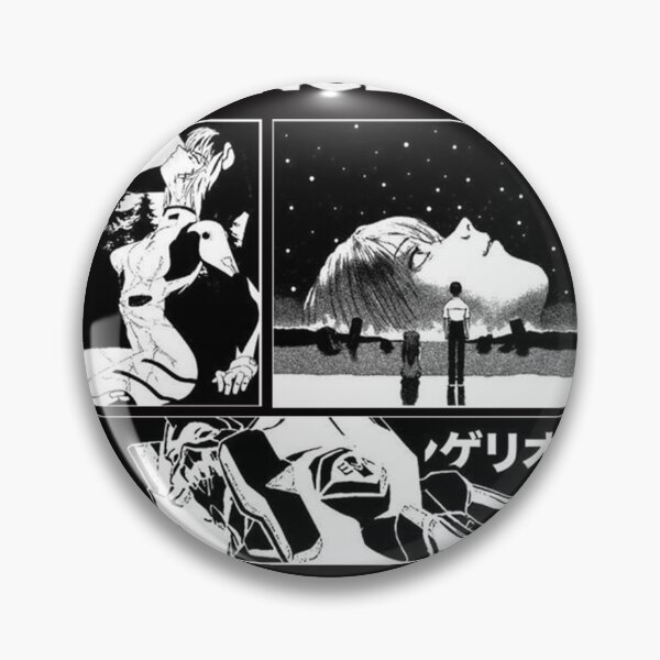 Item preview, Evangelion en blanco y negro designed and sold by pinw.