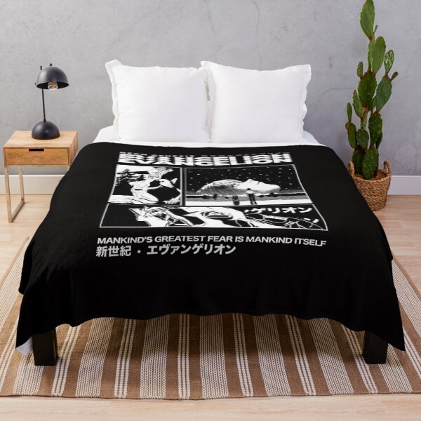 Item preview, Evangelion black and white designed and sold by pinw.