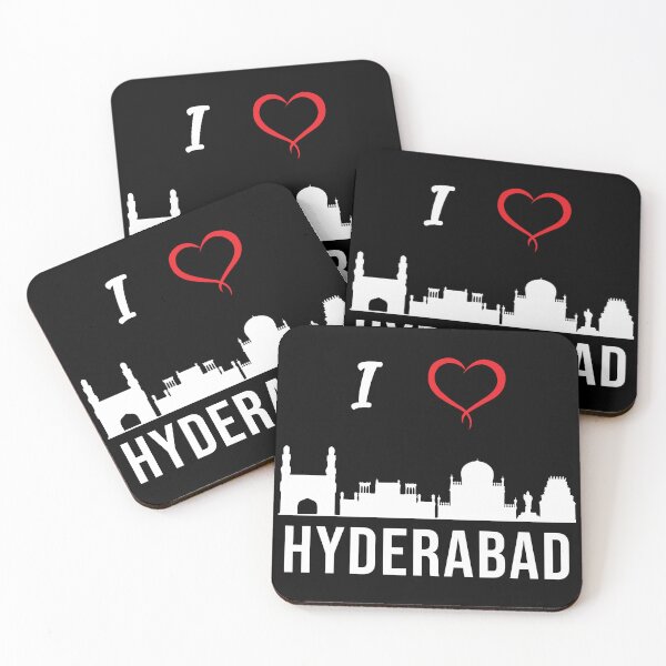 Item preview, I love Hyderabad Skyline Telugu Telangana Culture designed and sold by alltheprints.