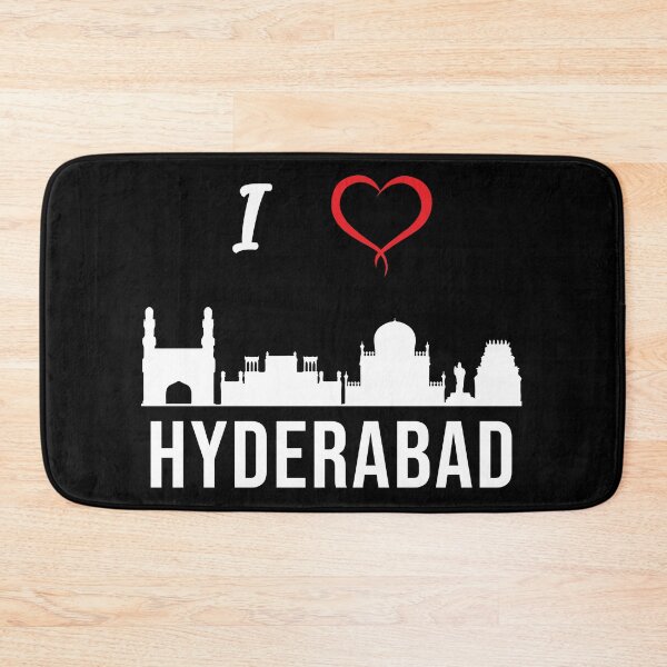 Item preview, I love Hyderabad Skyline Telugu Telangana Culture designed and sold by alltheprints.