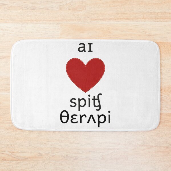 Item preview, I Heart Speech Therapy IPA designed and sold by SharonLux.