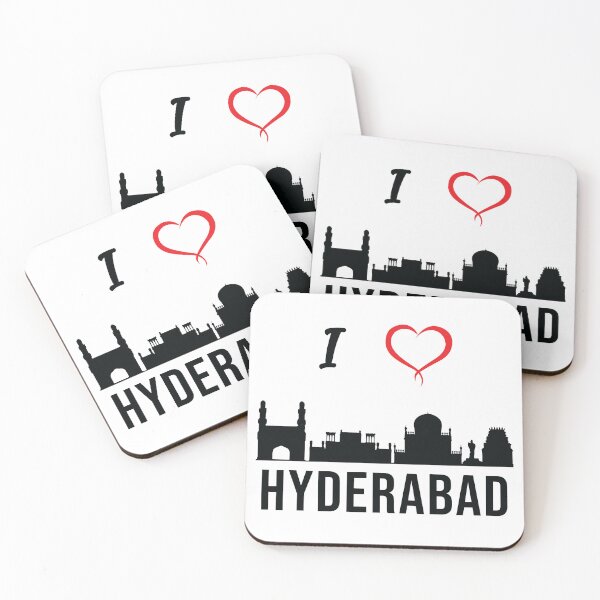 Item preview, I love Hyderabad Skyline Telugu Telangana Culture designed and sold by alltheprints.