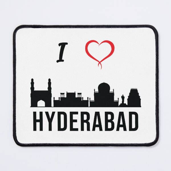 Item preview, I love Hyderabad Skyline Telugu Telangana Culture designed and sold by alltheprints.