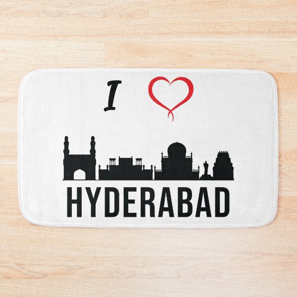 Item preview, I love Hyderabad Skyline Telugu Telangana Culture designed and sold by alltheprints.