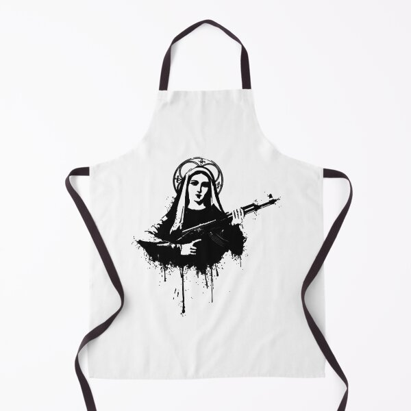 Item preview, Virgin Mary with Kalashnikovs AK47 designed and sold by SharonLux.