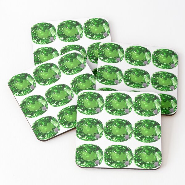 Item preview, Christmas gift, Cushion shaped Emerald, Birthstone of the Month May, Fine Green designed and sold by DigitalGemArt.
