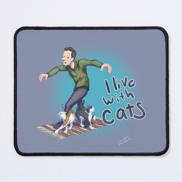 Item preview, I Live with cats! 2 designed and sold by Vuollet.