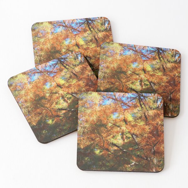 Item preview, Indian summer tree canopy colorful blue sky designed and sold by G-M-Designs.