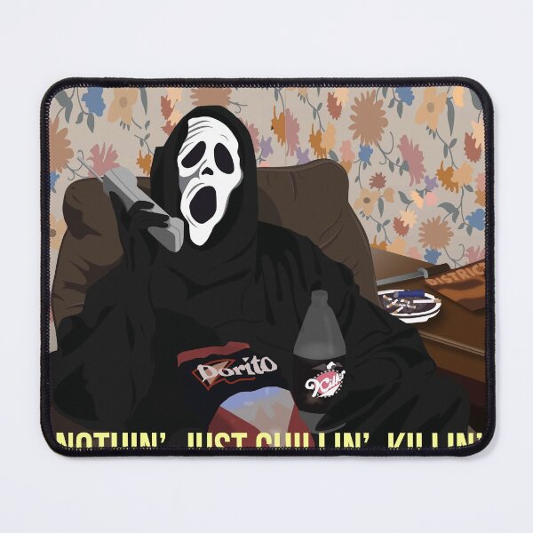 Item preview, Gost Face Ghost Mask Just Chillin Killin Swrimo Mompa designed and sold by UltraGiga.
