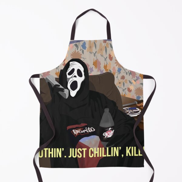 Item preview, Gost Face Ghost Mask Just Chillin Killin Swrimo Mompa designed and sold by UltraGiga.