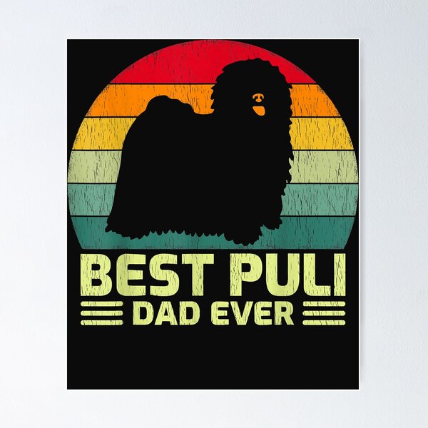 Item preview, Mens Funny Vintage Best Puli Dad Ever Father's Day  designed and sold by JERRWILLIAMS.