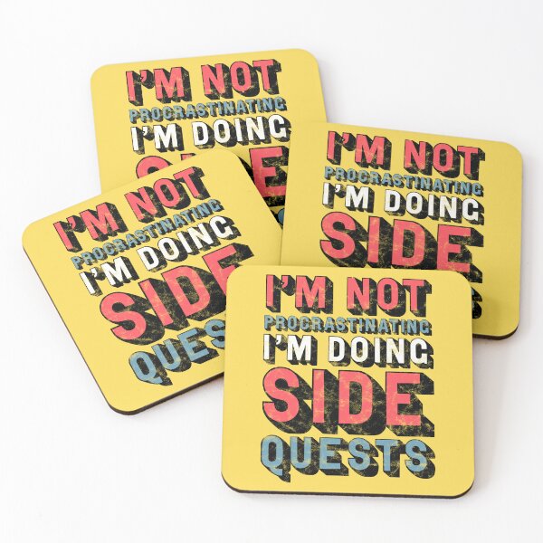 Item preview, I'm Not Procrastinating I'm Doing Side Quests designed and sold by StebopDesigns.