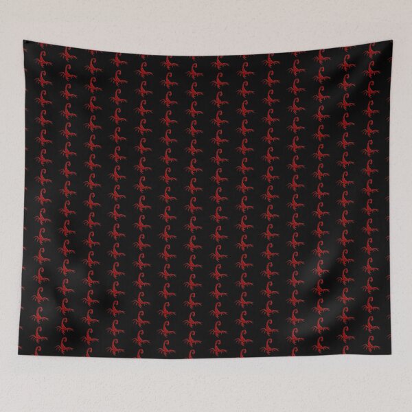 Item preview, Scorpion silhouette red grunge designed and sold by surgedesigns.