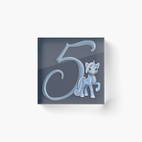 Item preview, Number 5 Custom Holiday Celebration Unicorn   designed and sold by Alondra.