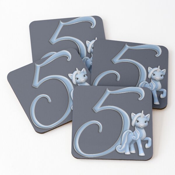Item preview, Number 5 Custom Holiday Celebration Unicorn   designed and sold by Alondra.