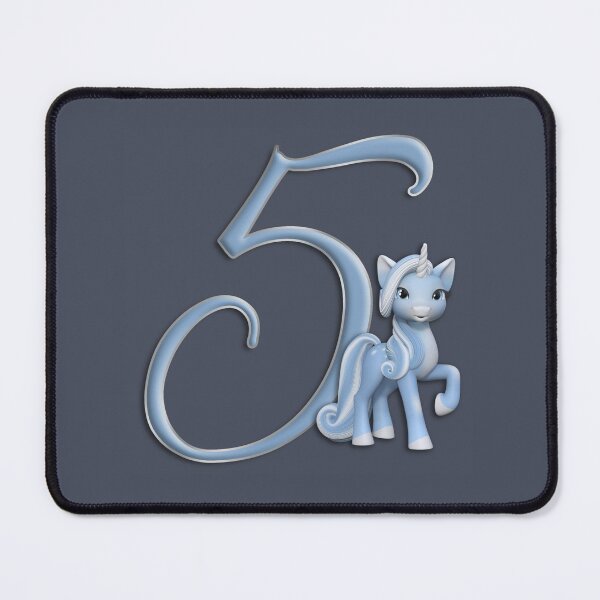 Item preview, Number 5 Custom Holiday Celebration Unicorn designed and sold by Alondra.