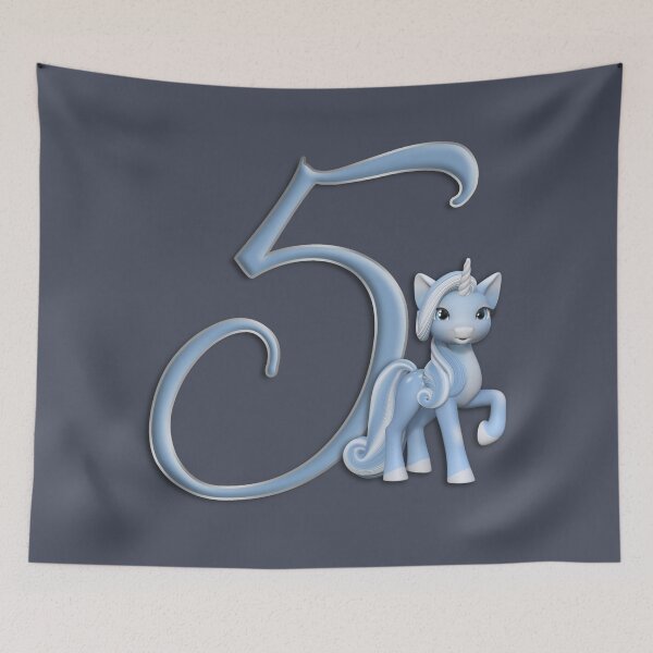 Item preview, Number 5 Custom Holiday Celebration Unicorn   designed and sold by Alondra.
