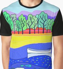 iPad Art - Foreshore Graphic T-Shirt