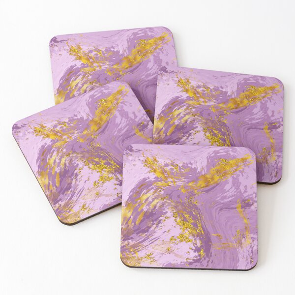 Item preview, Lilac & Golden Swirls  designed and sold by ReesDesigns.