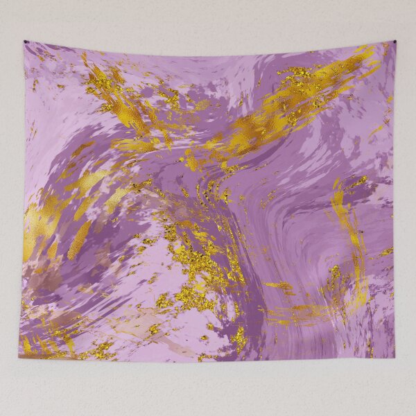 Item preview, Lilac & Golden Swirls  designed and sold by ReesDesigns.