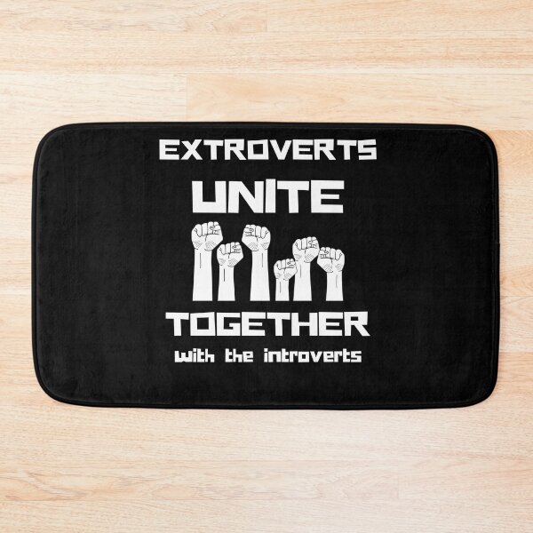 Item preview, Extroverts unite together with the introverts  designed and sold by Zilch-o.