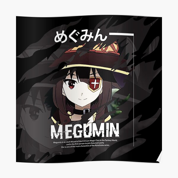 Megumin Konosuba Anime Poster For Sale By Septian31 Redbubble 7347