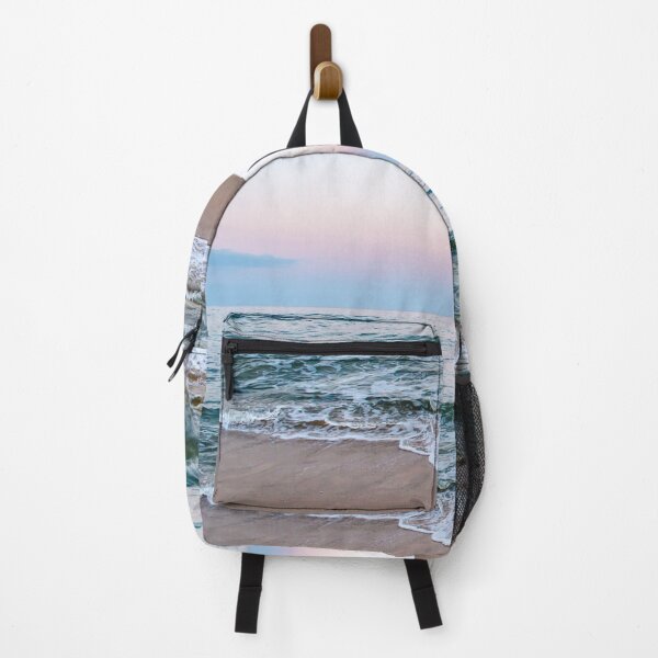 Item preview, Sandy beach with boulders and sea foam. designed and sold by annaveres.