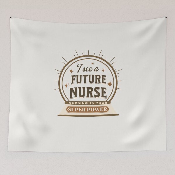 Item preview, See A Future Nurse Nursing Is My Super Power Funny Quotes Future Nurses  designed and sold by JooArtPrints  ★★★★★.