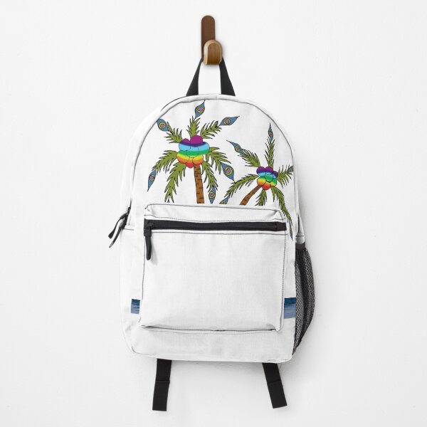 Item preview, Hybrid - Peacock feather coconut tree with rainbow coconuts designed and sold by GREENOART.