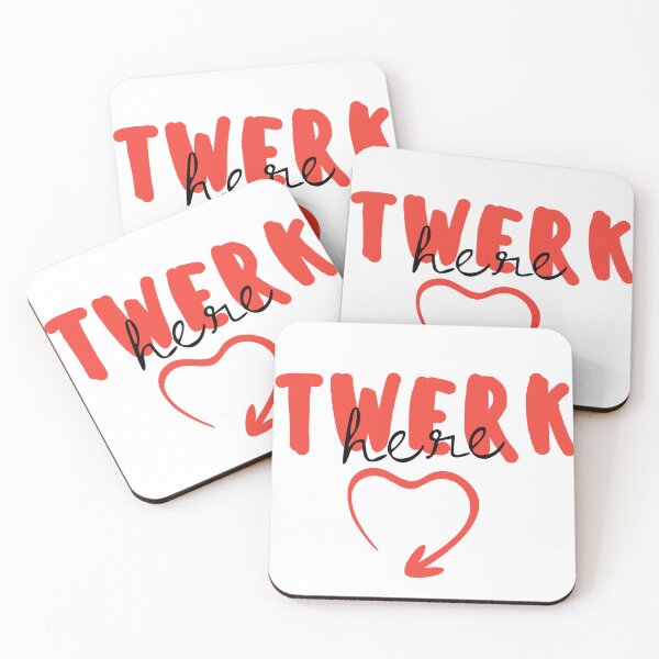 Item preview, Twerk here designed and sold by behappyshirts.