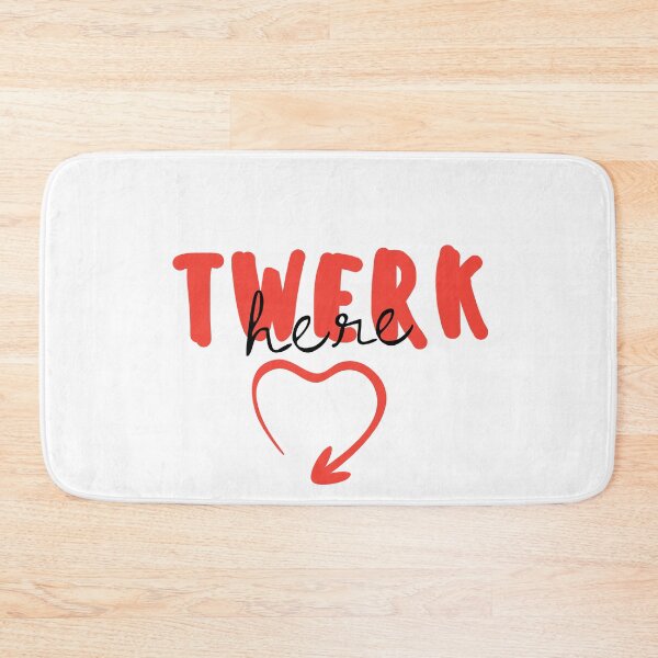 Item preview, Twerk here designed and sold by behappyshirts.