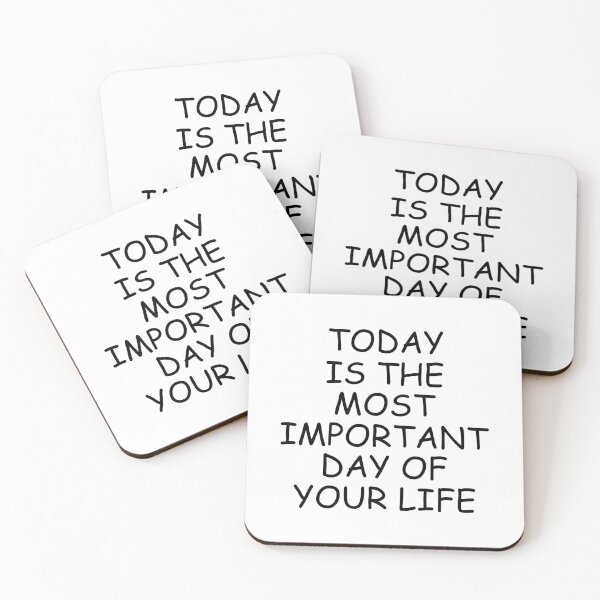 Item preview, TODAY IS THE MOST IMPORTANT DAY OF YOUR LIFE designed and sold by DomGDesign.