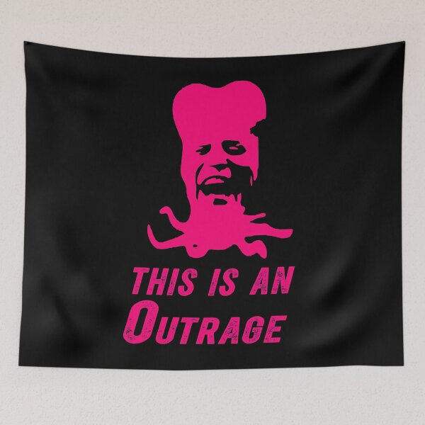 Item preview, This Is An Outrage Vinateg Retro designed and sold by WandaKatherine6.