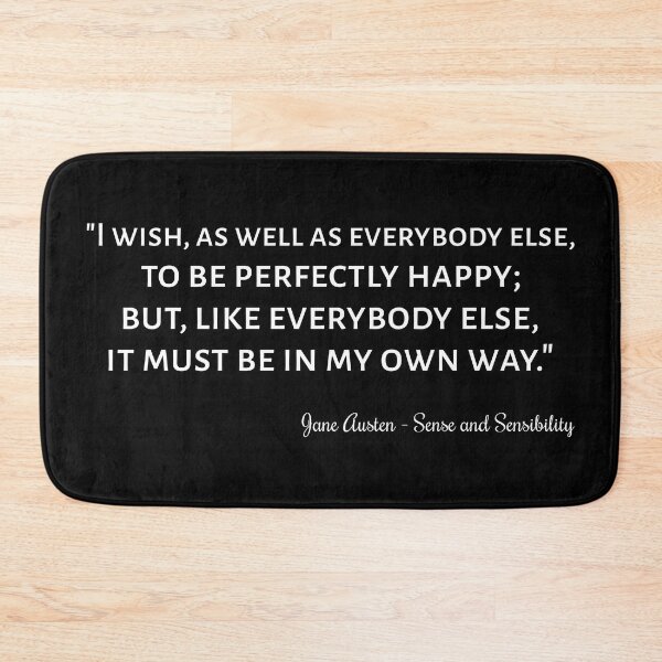 Item preview, Sense And Sensibility Quote III designed and sold by Lemon Pepper.