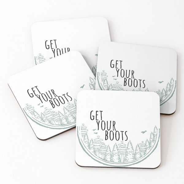 Item preview, hiking get your boots outdoors designed and sold by TheWaterBirds.