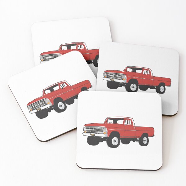 Item preview, Red 60s f Truck designed and sold by CoolRide.