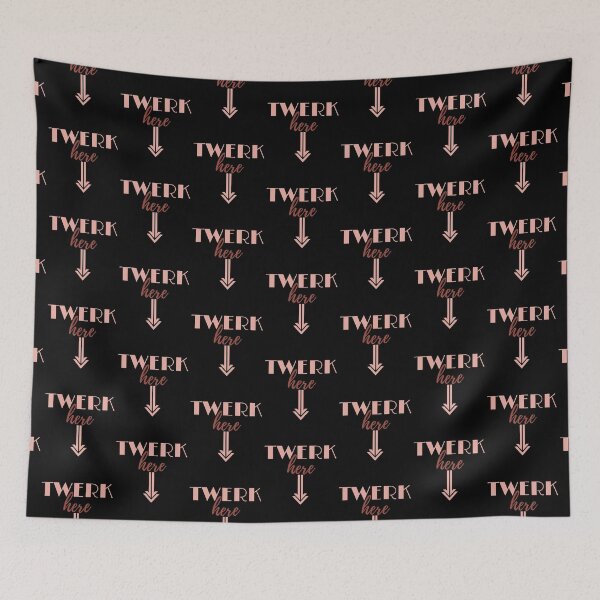 Item preview, Twerk here designed and sold by behappyshirts.