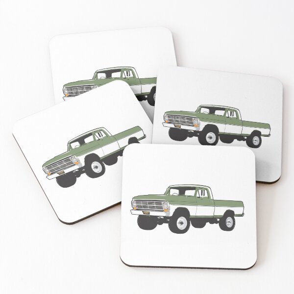 Item preview, Green & White 60s f Truck designed and sold by CoolRide.