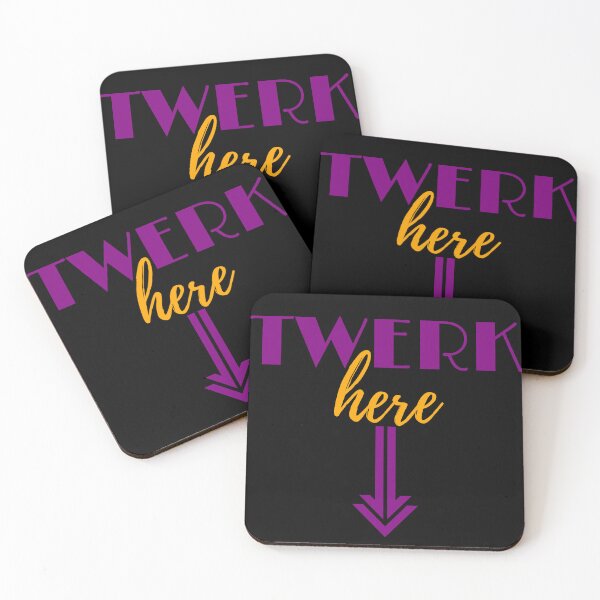 Item preview, Twerk here designed and sold by behappyshirts.
