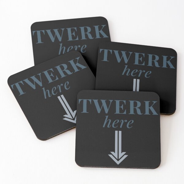 Item preview, Twerk here designed and sold by behappyshirts.