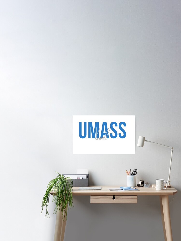 Umass Lowell Poster By Marisadesigns Redbubble