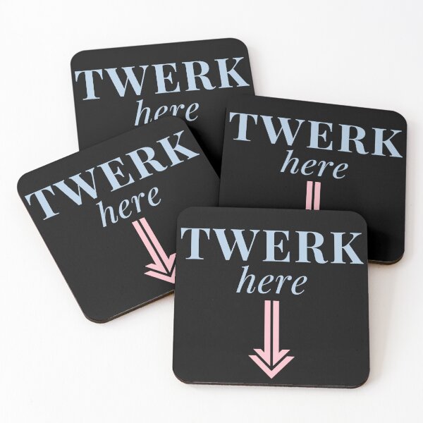 Item preview, Twerk here designed and sold by behappyshirts.