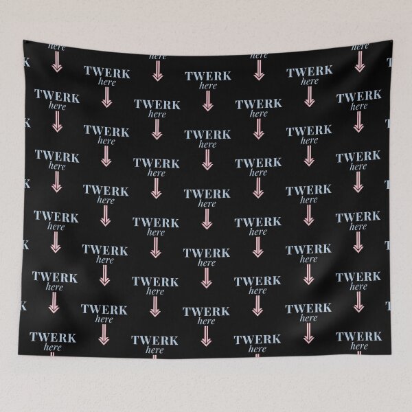 Item preview, Twerk here designed and sold by behappyshirts.