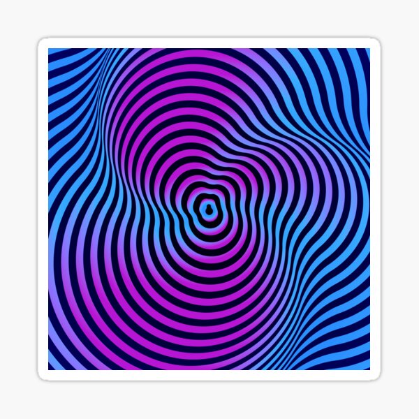 PSYCHEDELIC ILLUSION Sticker