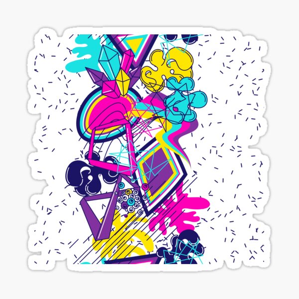 "Graffiti illustration design " Sticker by JBDesign01 Redbubble
