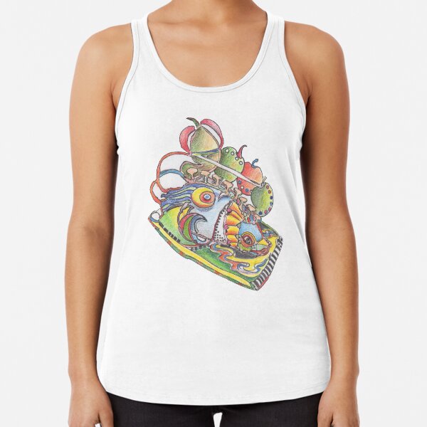 Fish a la Apple Racerback Tank Top
