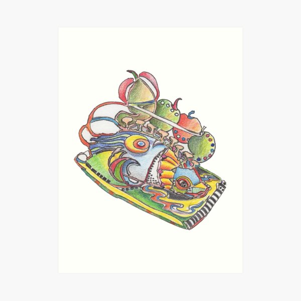 Fish a la Apple Art Print